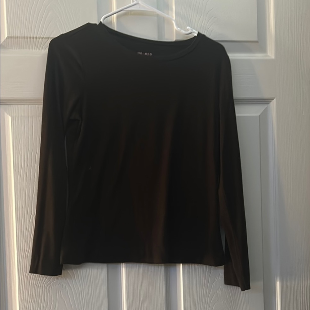 Classic Black Long Sleeve Top